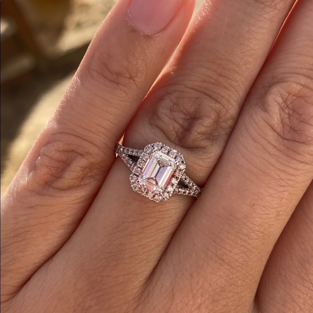 2.25 CT Emerald Cut Diamond Ring